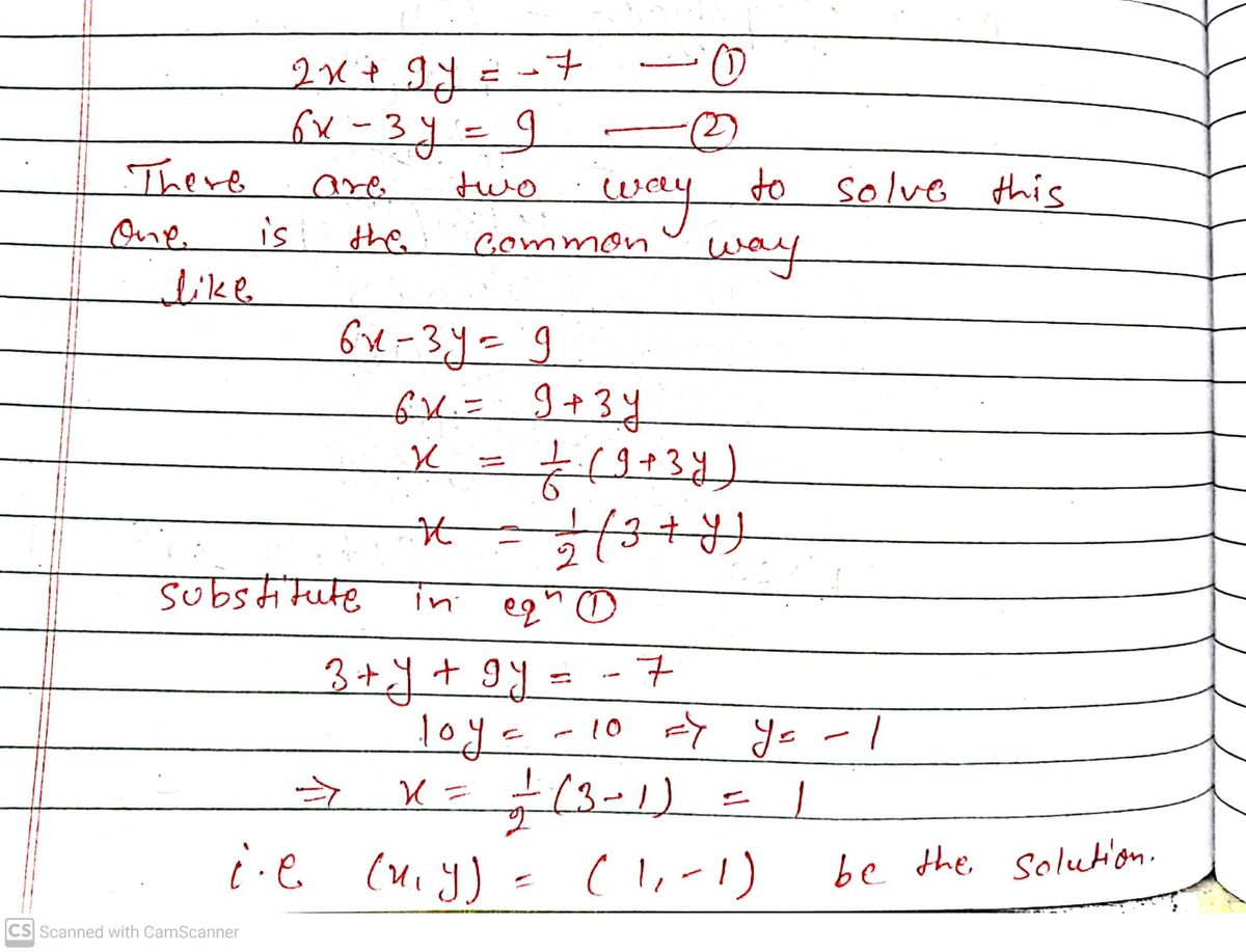 Algebra homework question answer, step 1, image 1